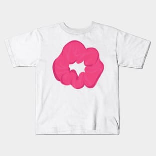 Pink Scrunchie Kids T-Shirt